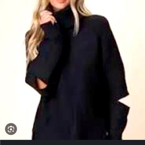 Jessie james decker kittenish black turtleneck sweater